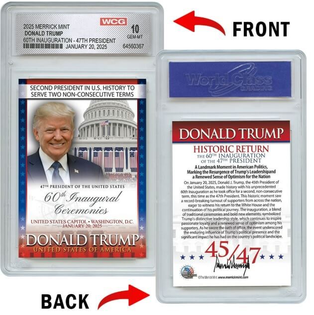 Trump Inauguration card